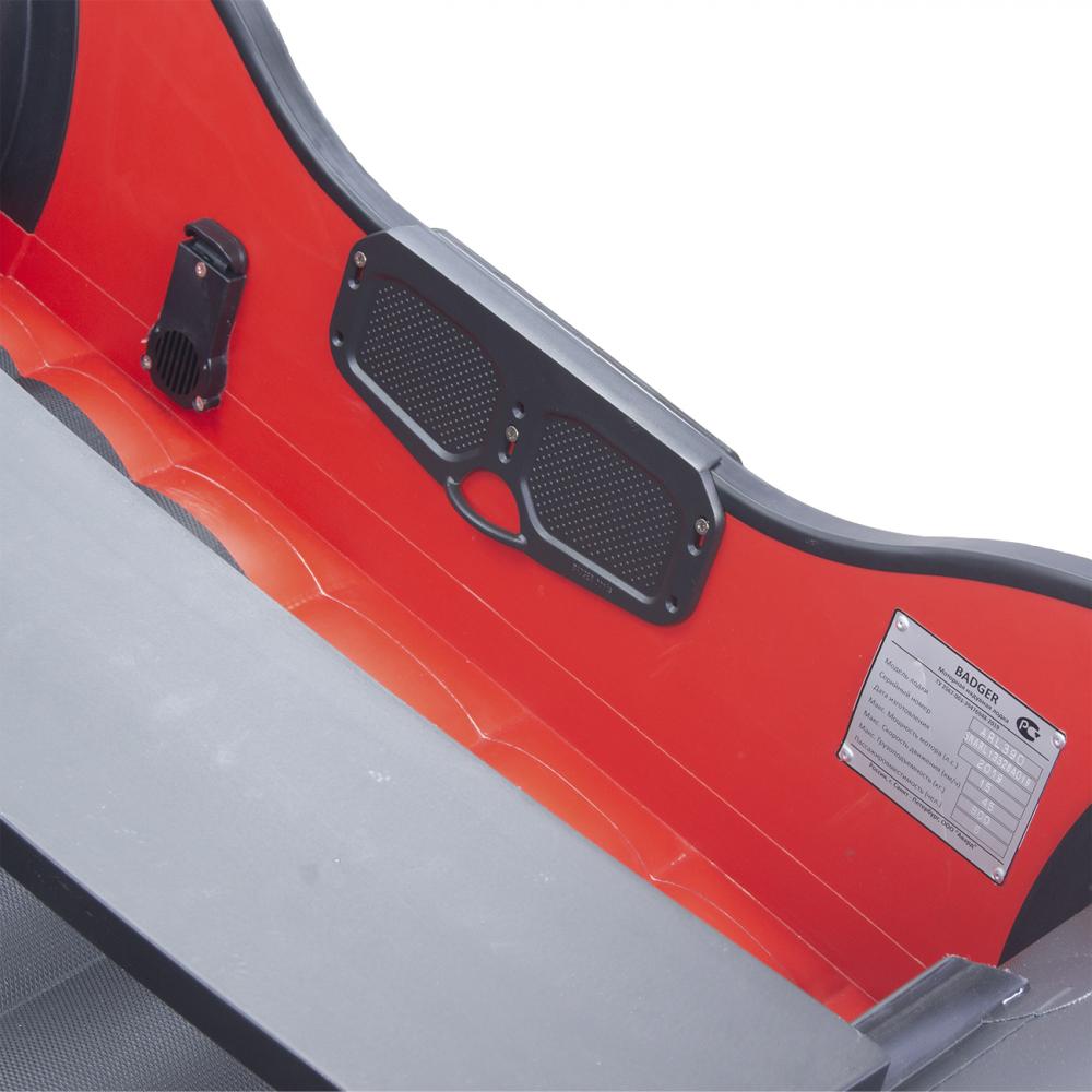 Лодка Badger ARL360 (Черный/красный)