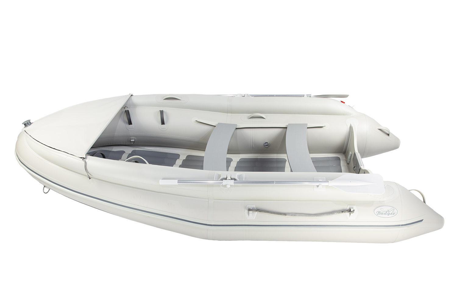 Лодка Badger ARL390 с штормовым бортом (Серый)