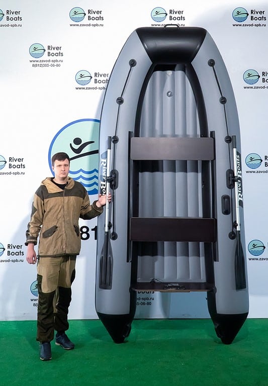 Надувная ПВХ лодка RiverBoats RB-320 НДНД